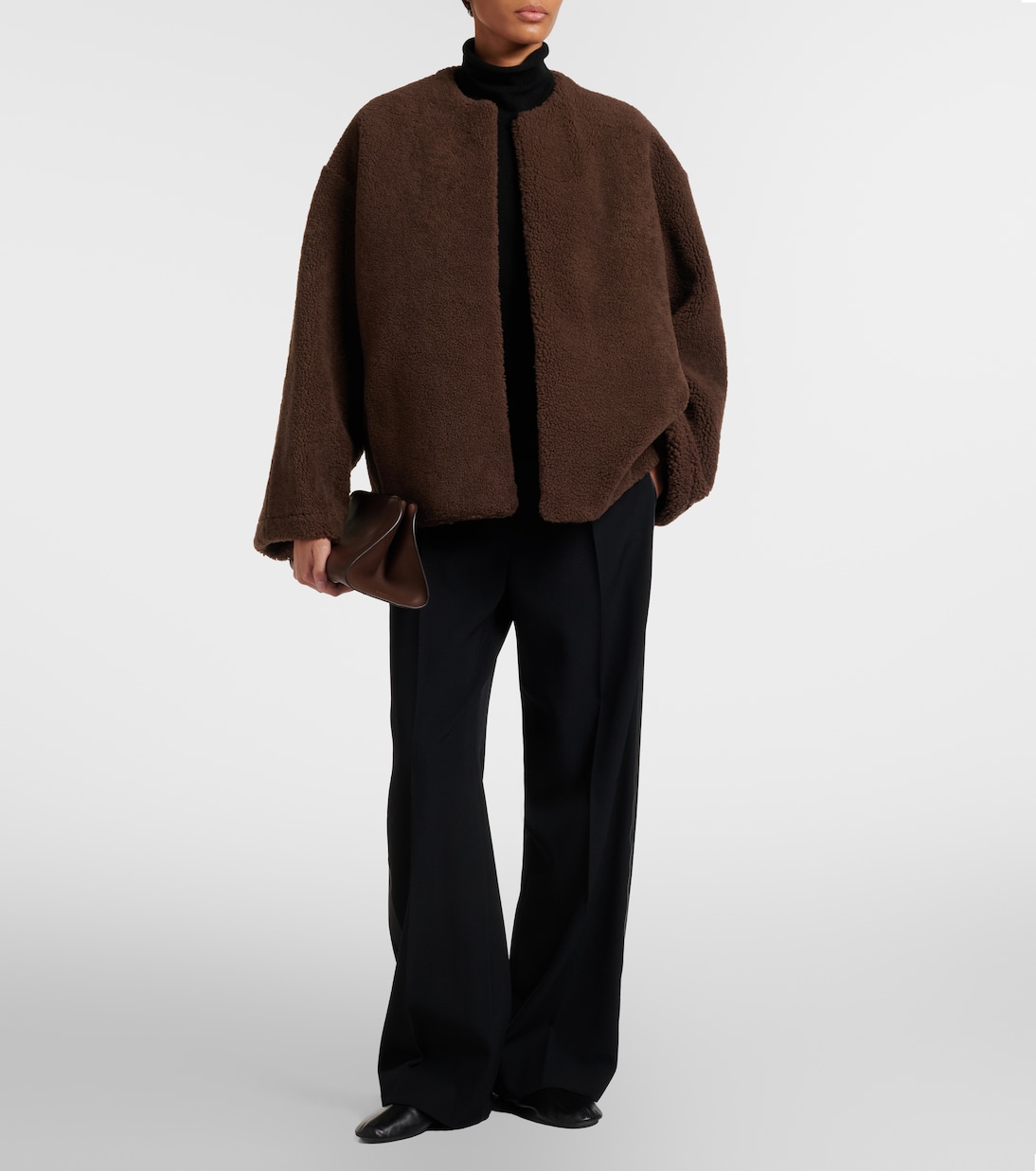 Schultertasche Peggy aus Leder | The Row