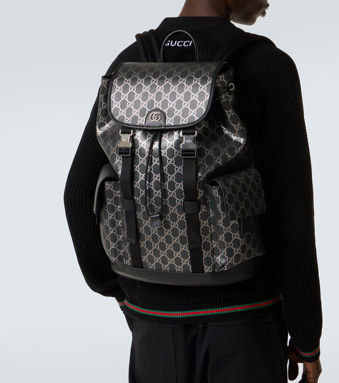 Zaino GG con pelle | Gucci