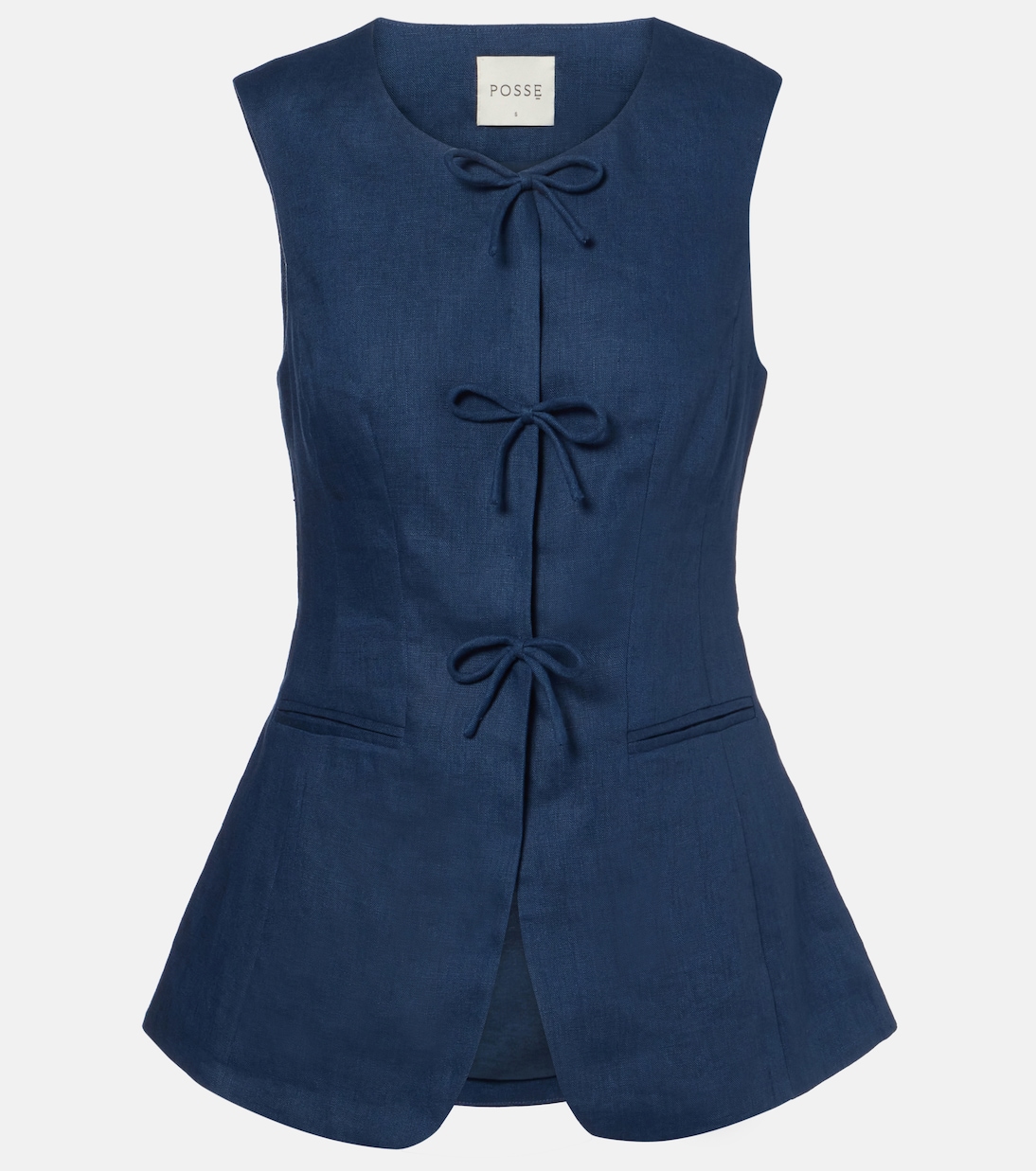Sabine linen vest | Posse