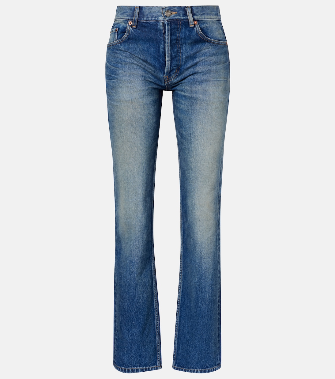 Faded straight jeans | Saint Laurent