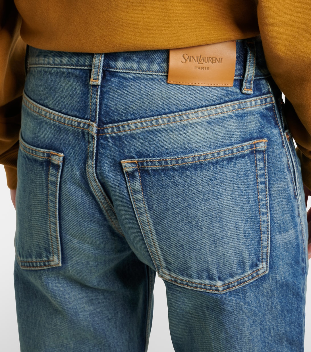 Faded straight jeans | Saint Laurent