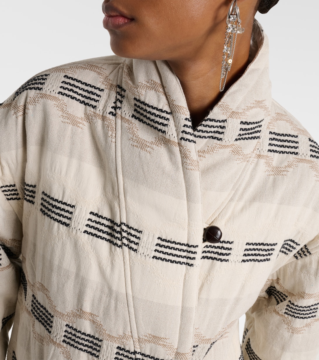 Qayla cotton-blend jacquard jacket  | Marant Etoile