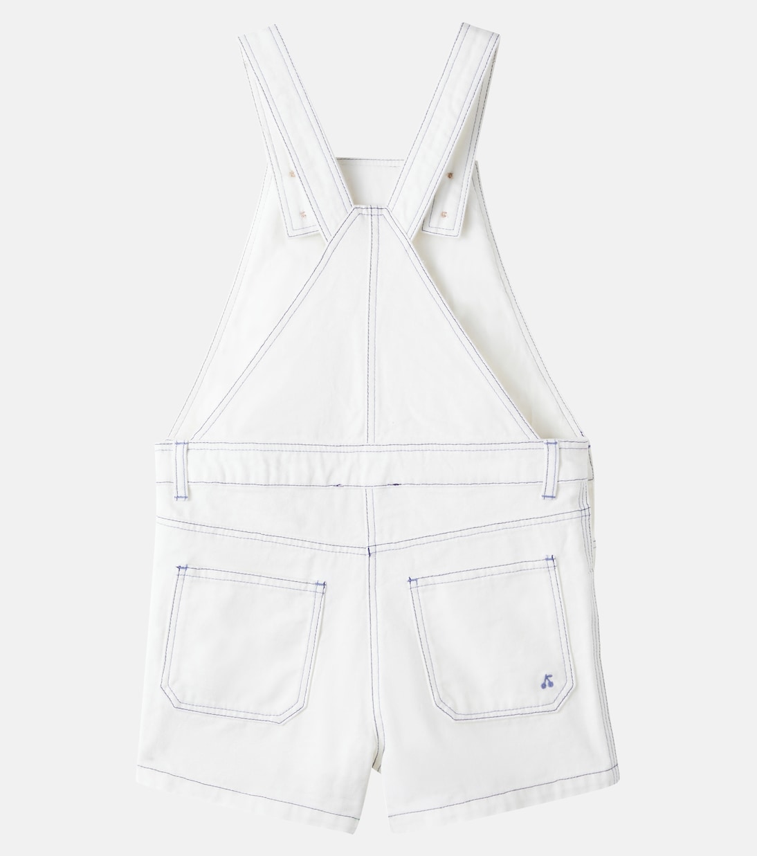 Laga logo cotton overalls | Bonpoint