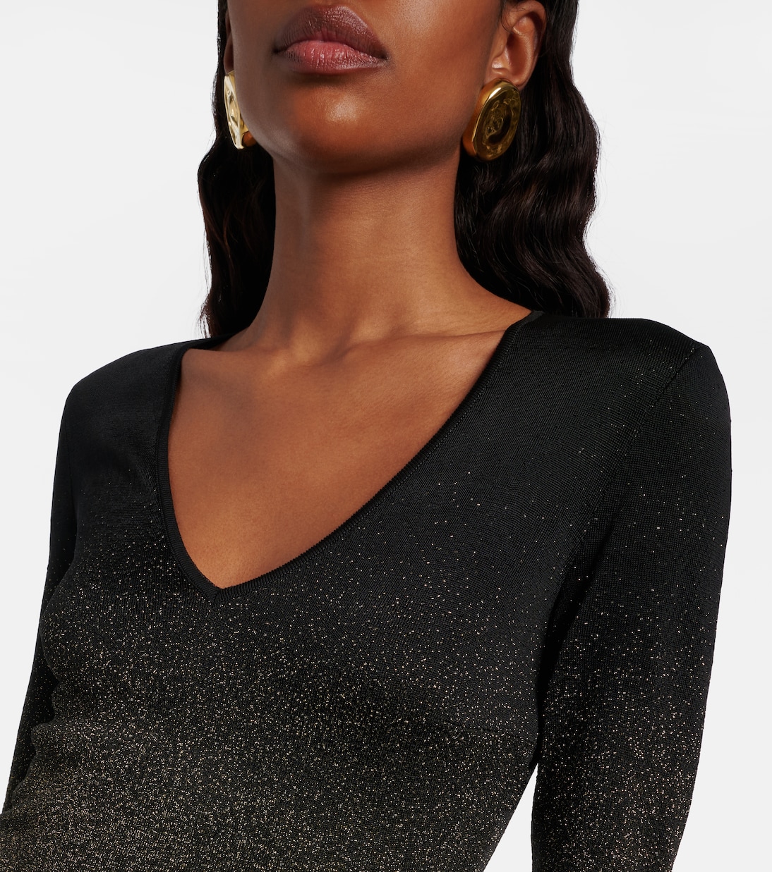 Glitter pleated gown | Roberto Cavalli