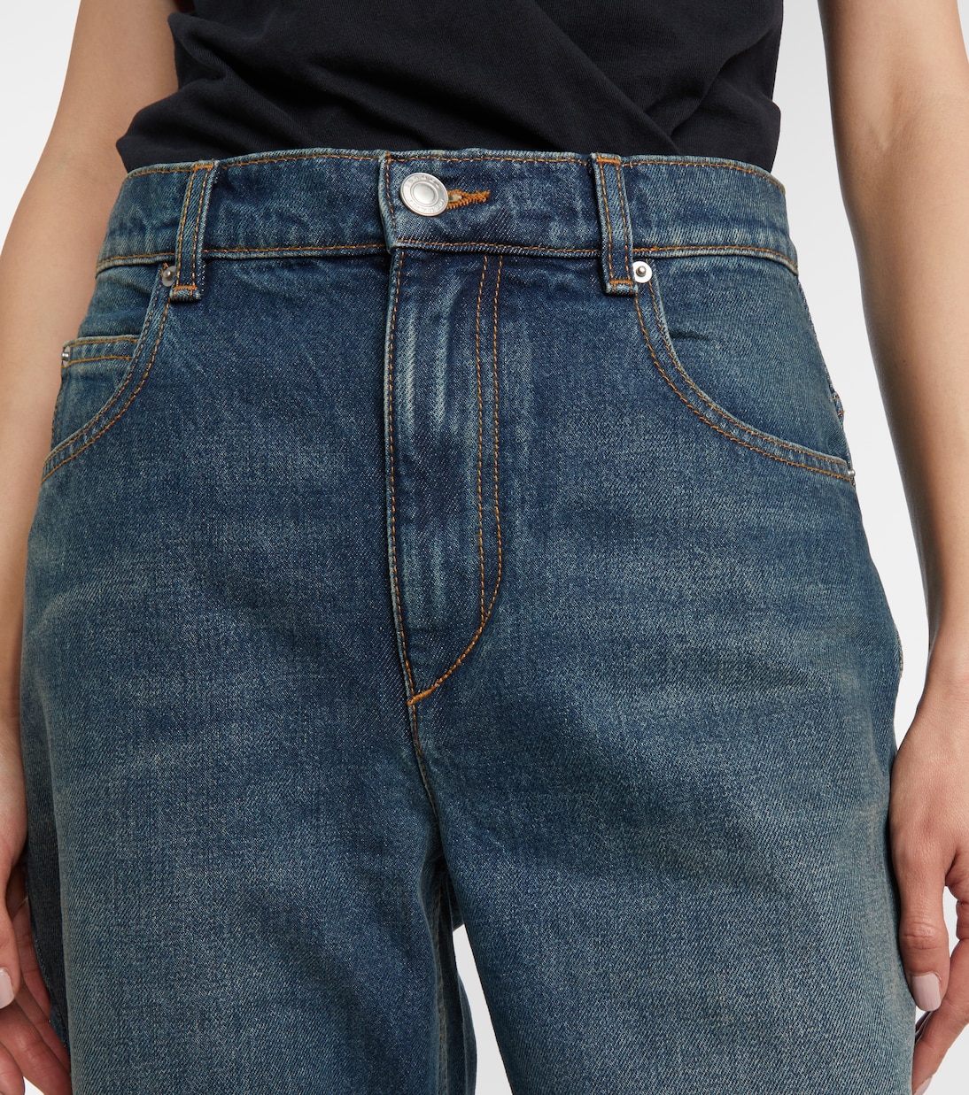 Dromie mid-rise straight jeans | Isabel Marant