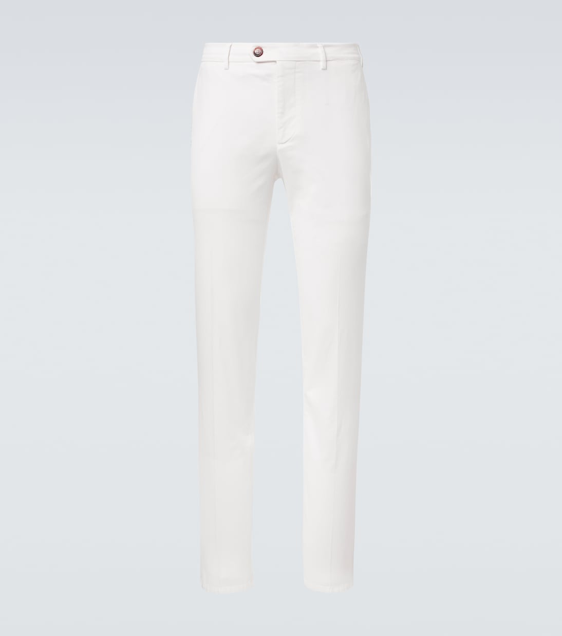 Cotton-blend slim pants | Brunello Cucinelli