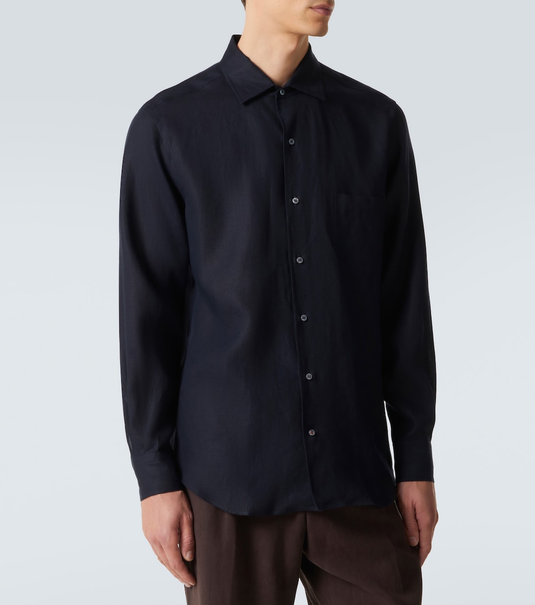 Camicia André in lino | Loro Piana
