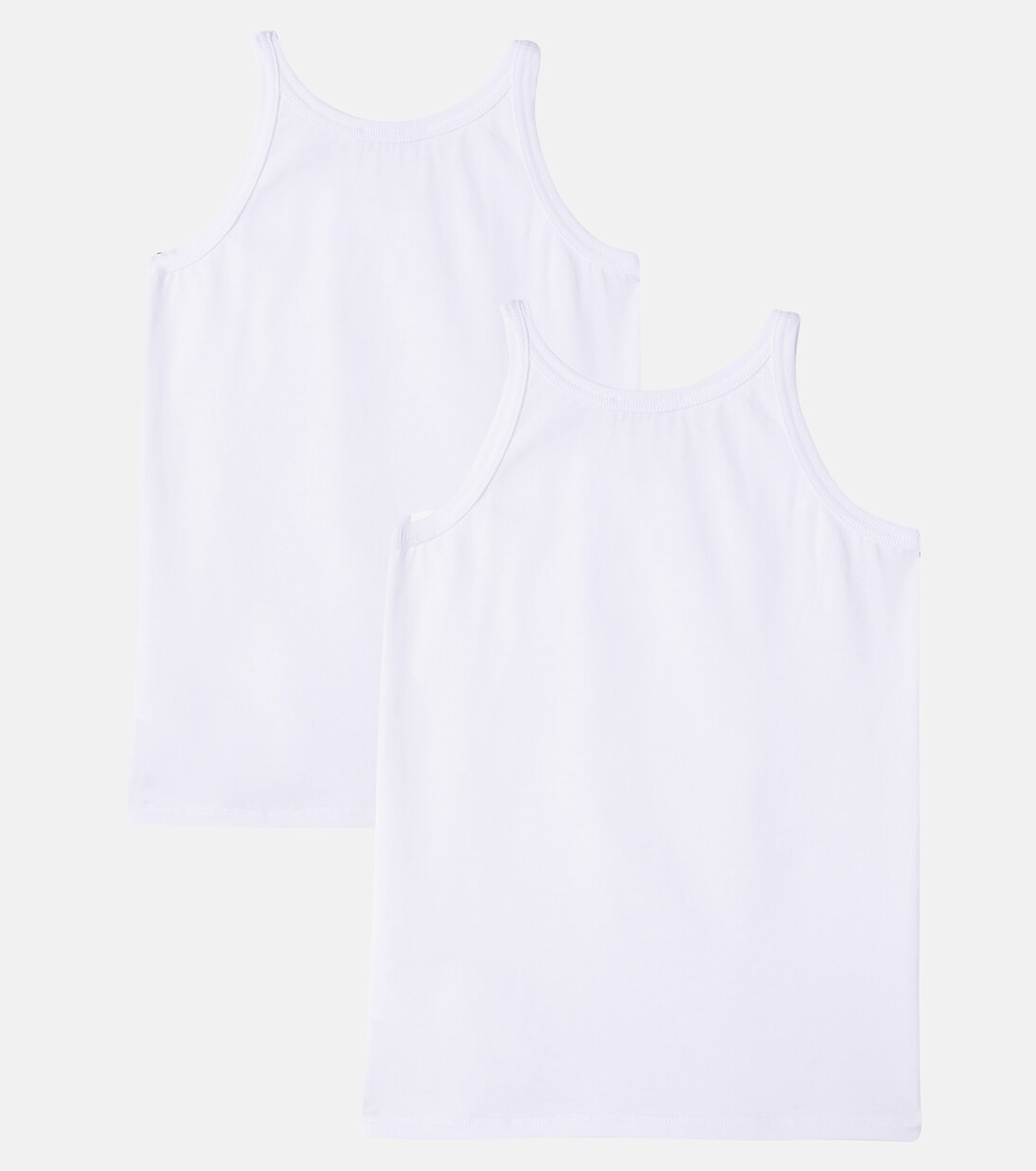 Set of 2 cotton jersey tank tops | Dolce&Gabbana Kids