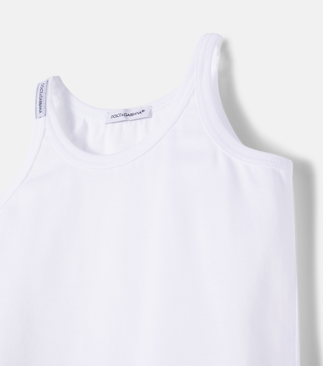 Set of 2 cotton jersey tank tops | Dolce&Gabbana Kids