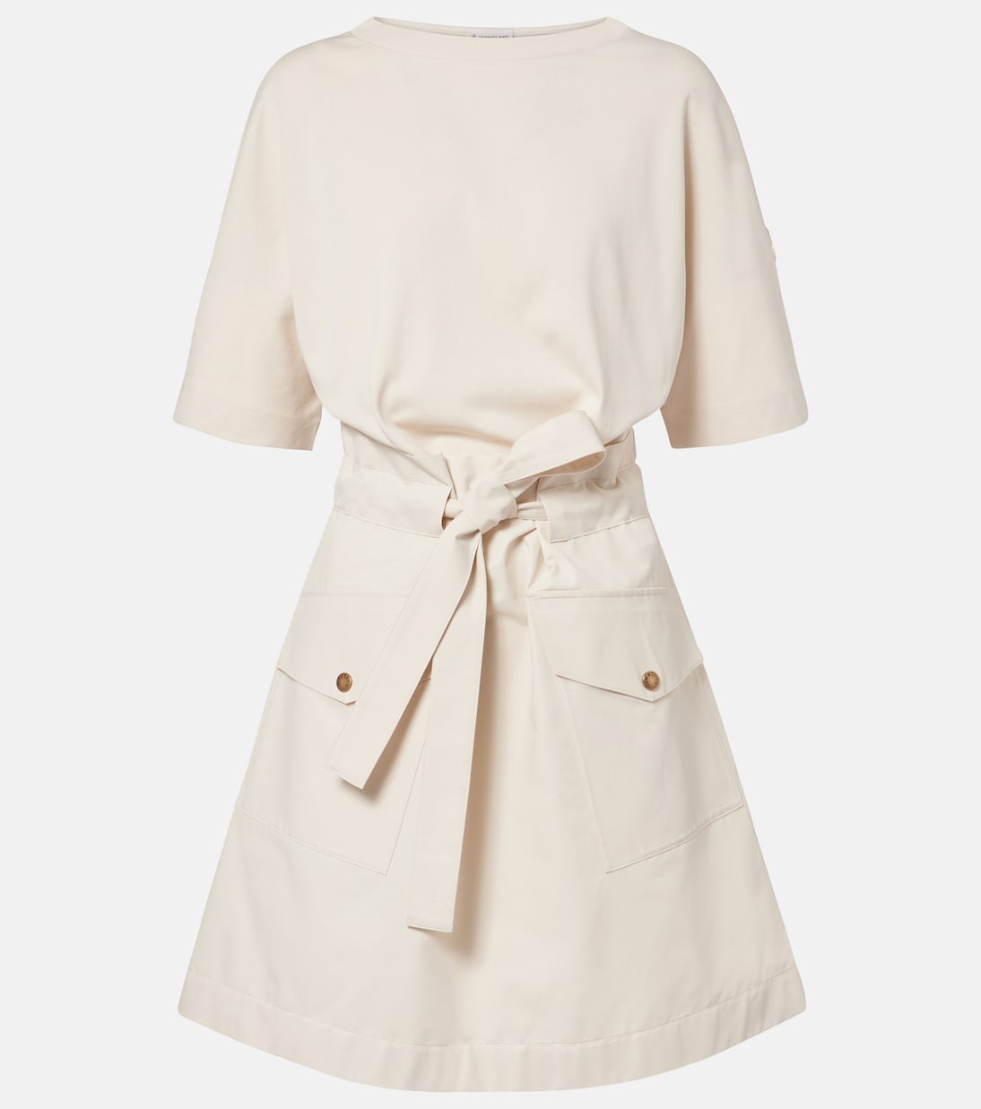 Abito corto in jersey di misto cotone | Moncler