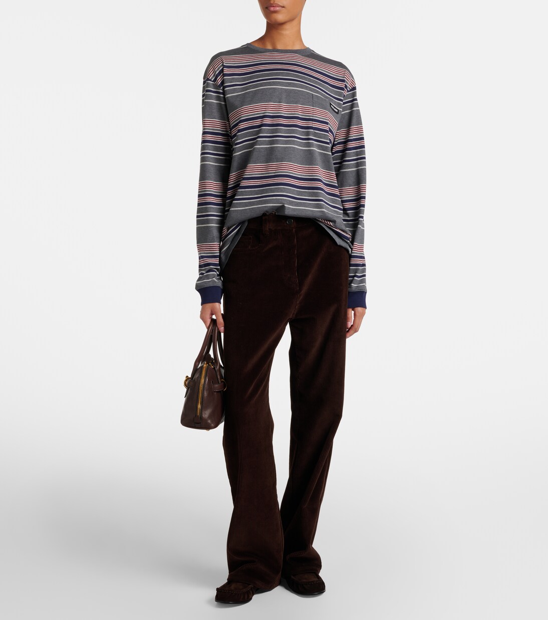 Aventure leather tote bag | Miu Miu