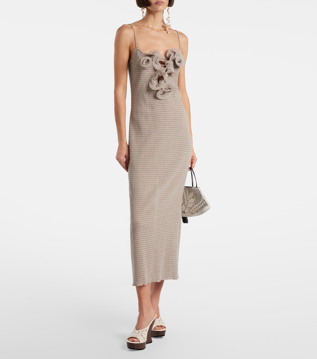 Midikleid aus Crêpe | Magda Butrym
