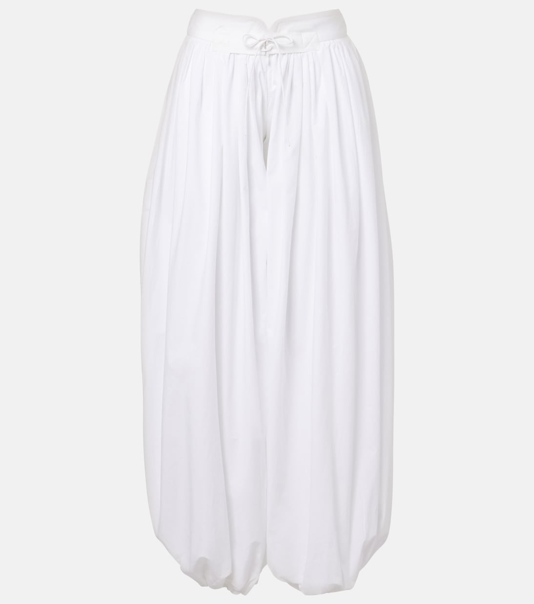 Pantaloni balloon in popeline di cotone | Christopher Esber