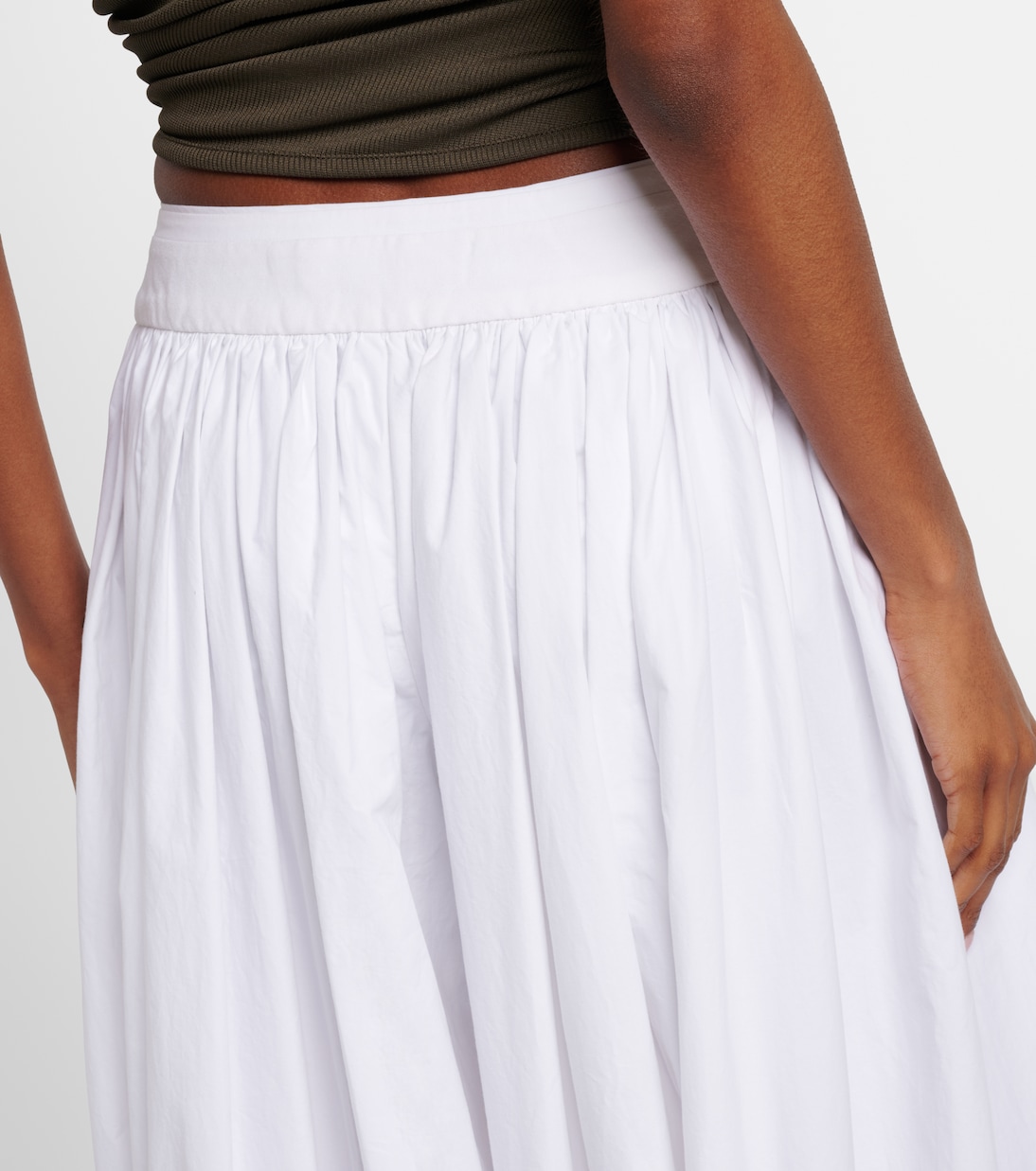 Pantaloni balloon in popeline di cotone | Christopher Esber