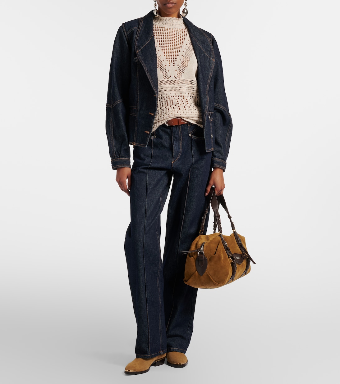 Tilpa Medium suede shoulder bag | Isabel Marant