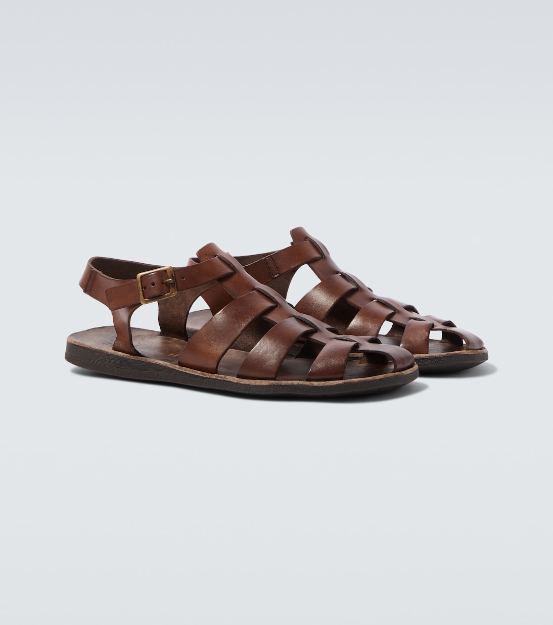 Porto leather fisherman sandals | Sabah