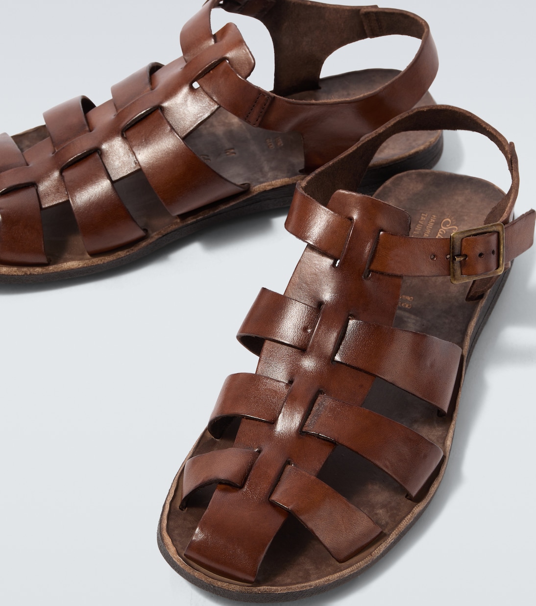 Porto leather fisherman sandals | Sabah
