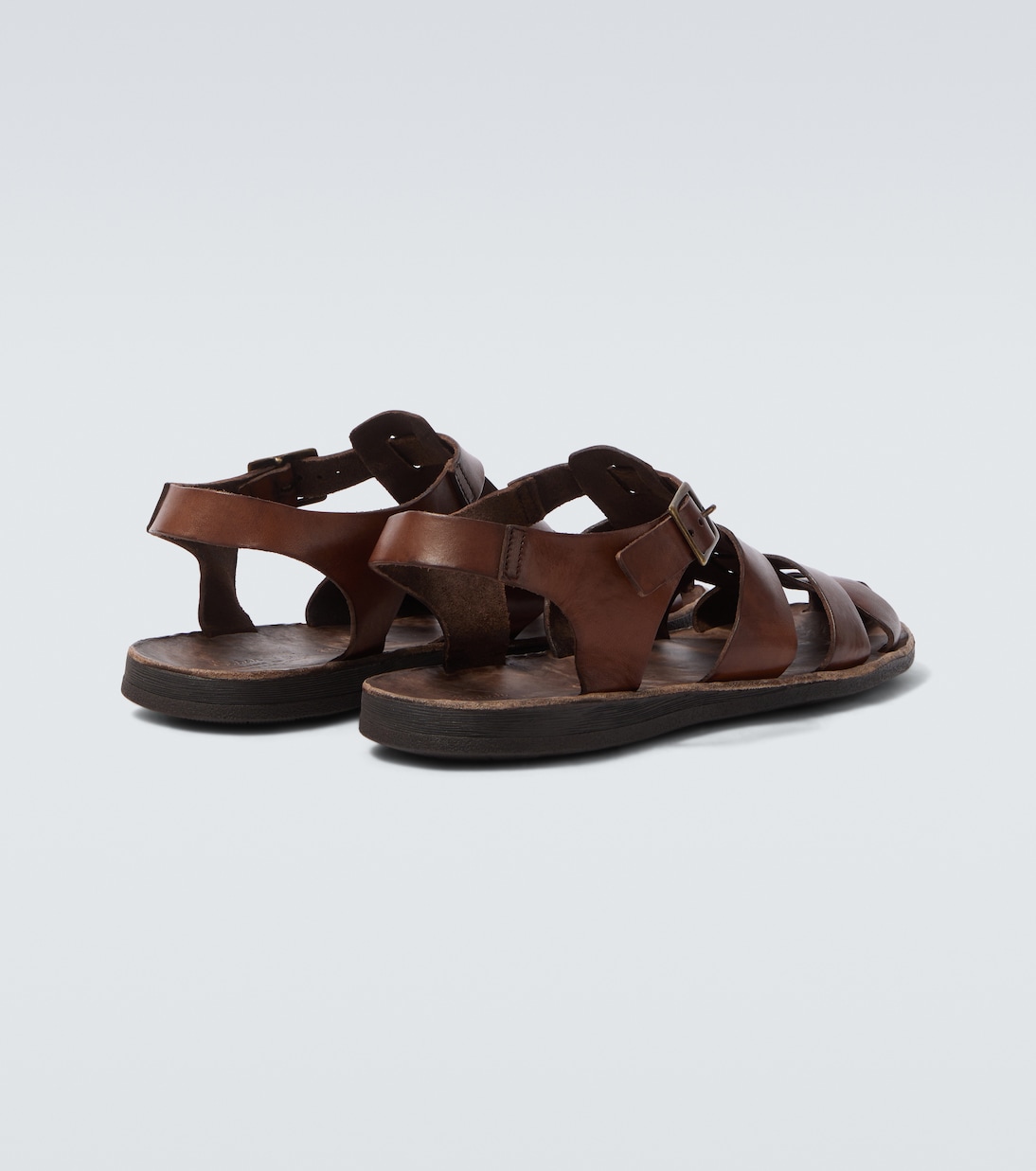 Porto leather fisherman sandals | Sabah