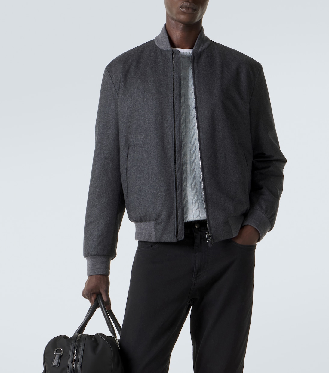 Wool bomber jacket | Canali