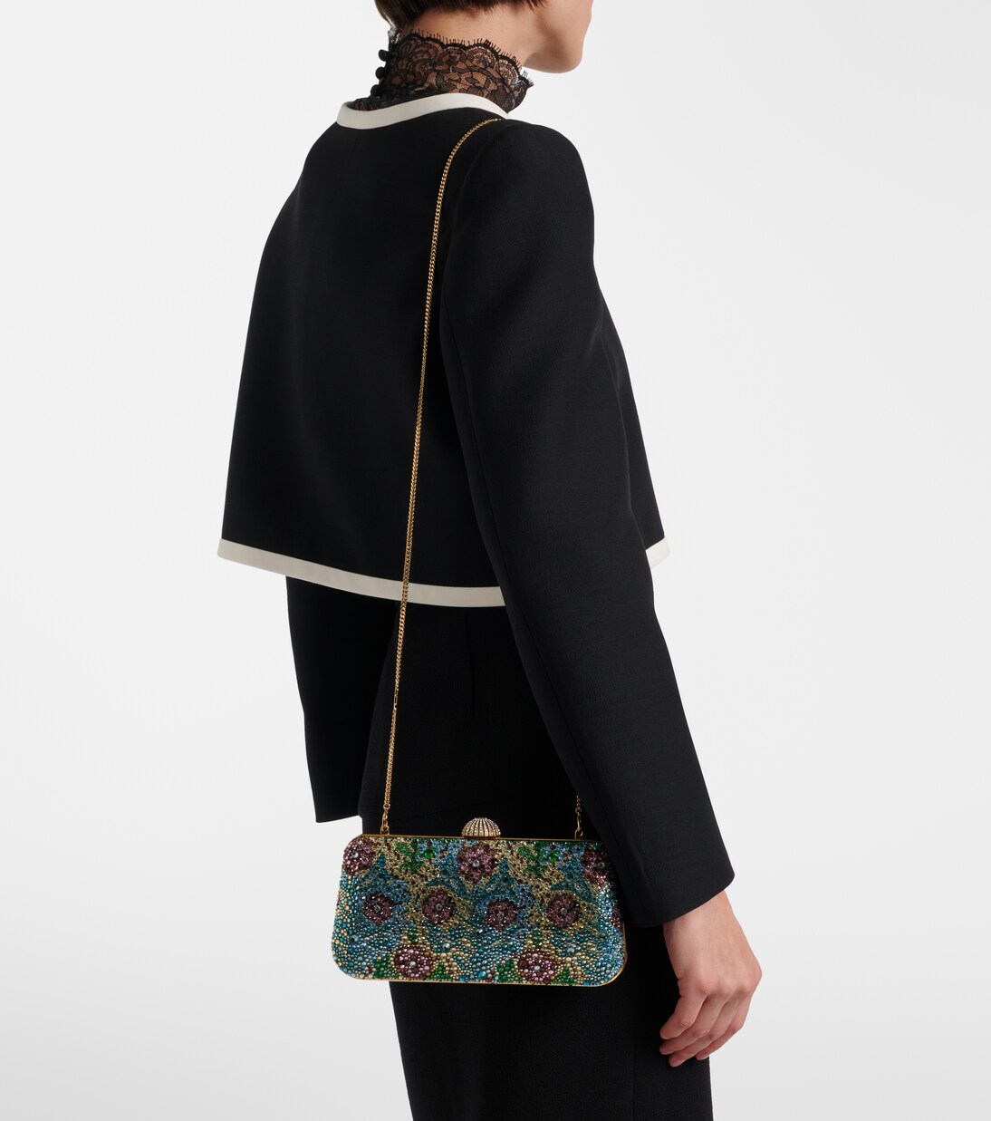 Carry Secrets embellished clutch | Valentino Garavani