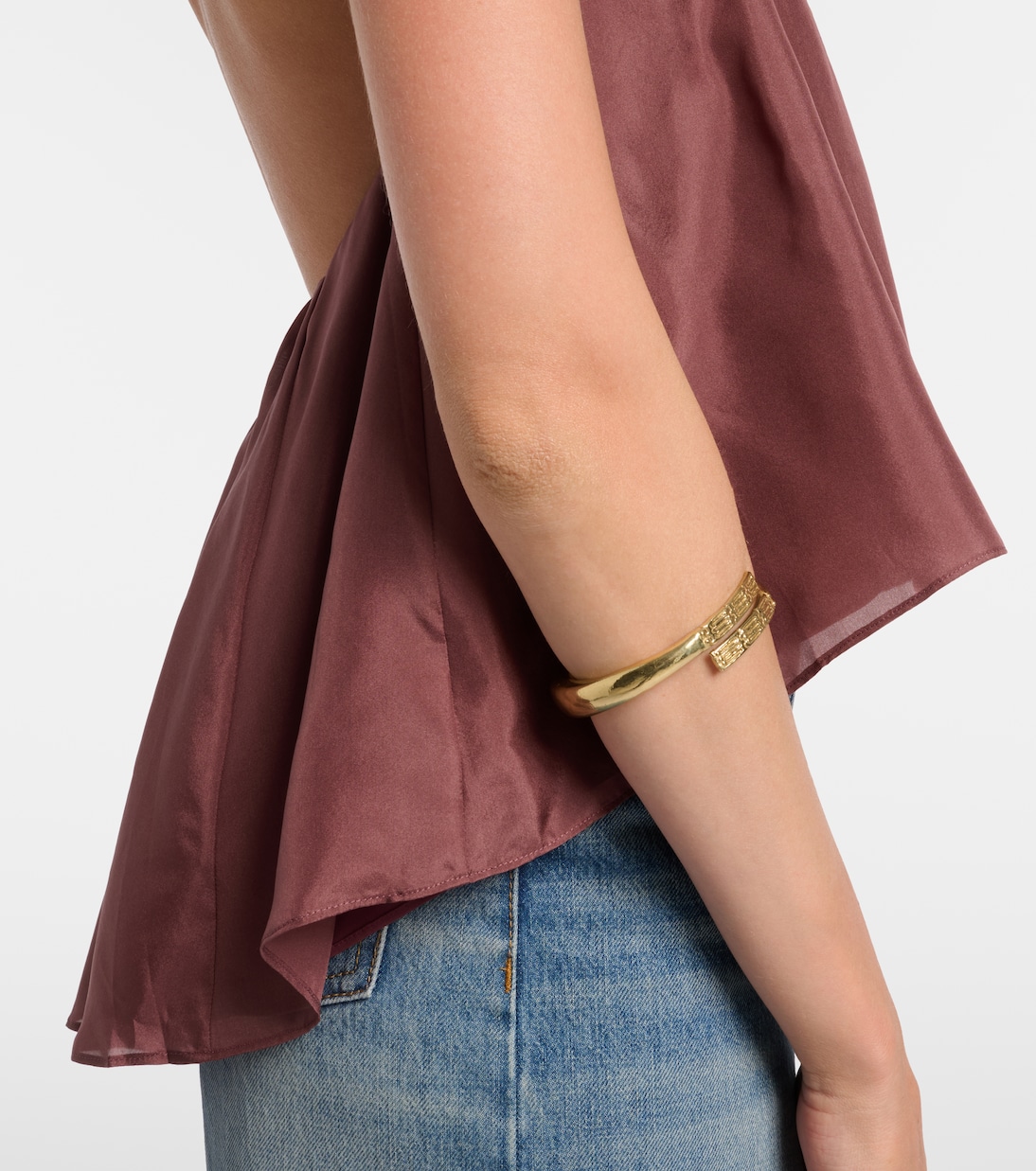 Aster beaded halterneck silk top | Zimmermann