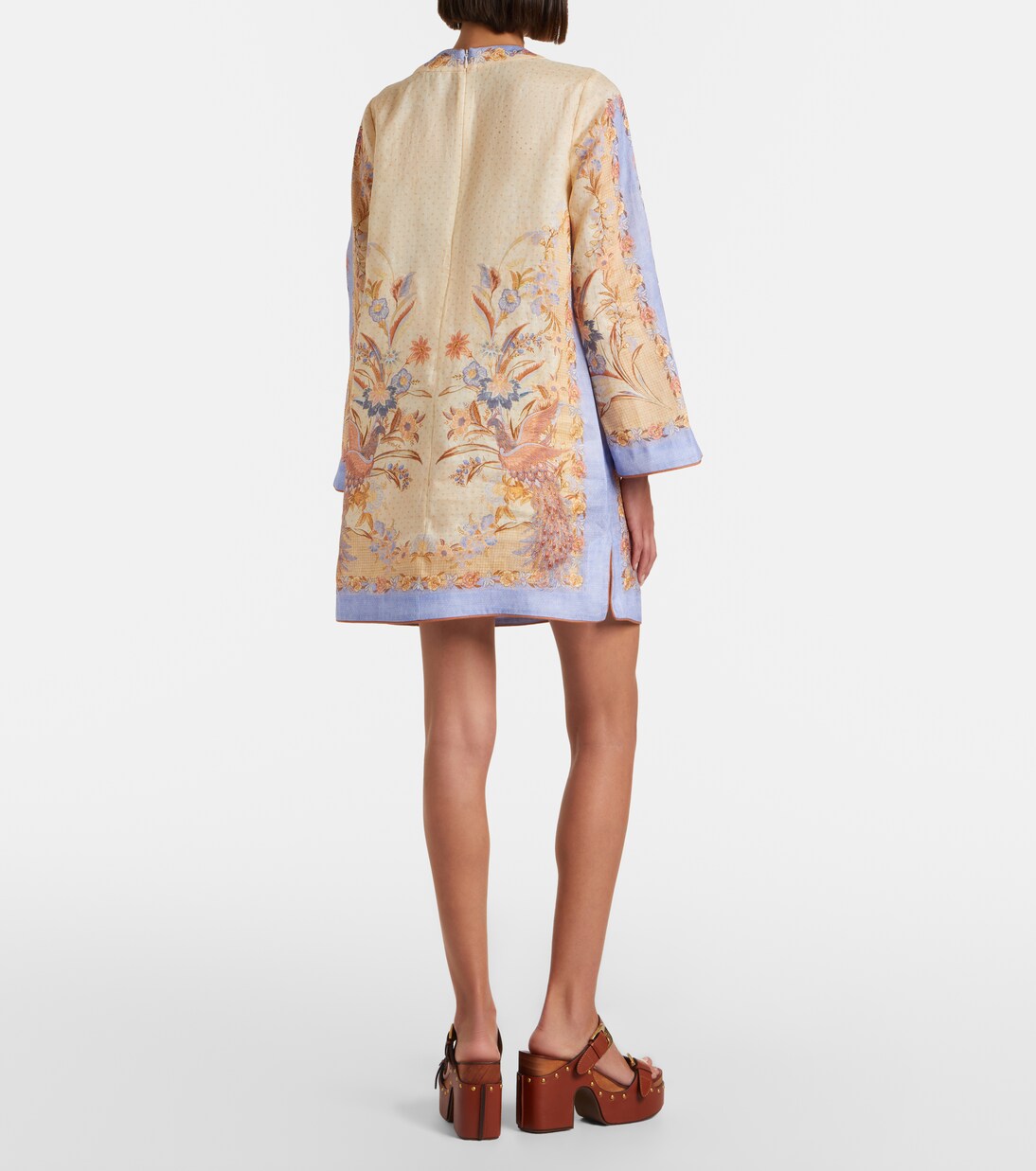 Indra floral linen tunic | Zimmermann