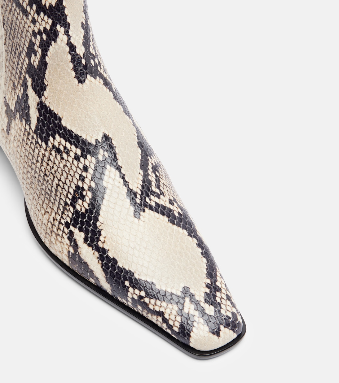 Bettina snake-print ankle boots | Paris Texas