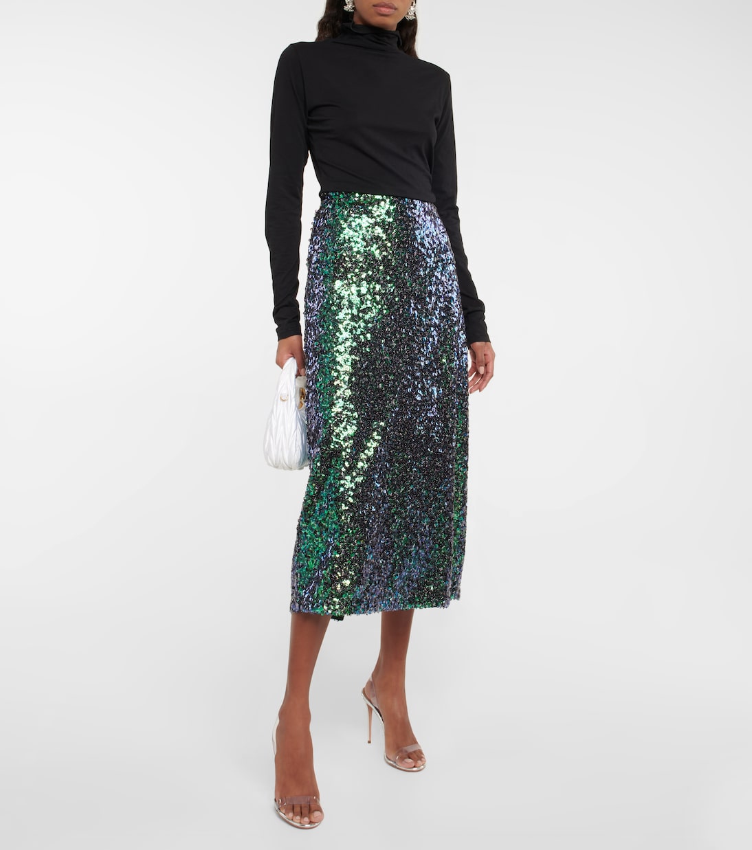 Talisia cotton turtleneck top | Velvet