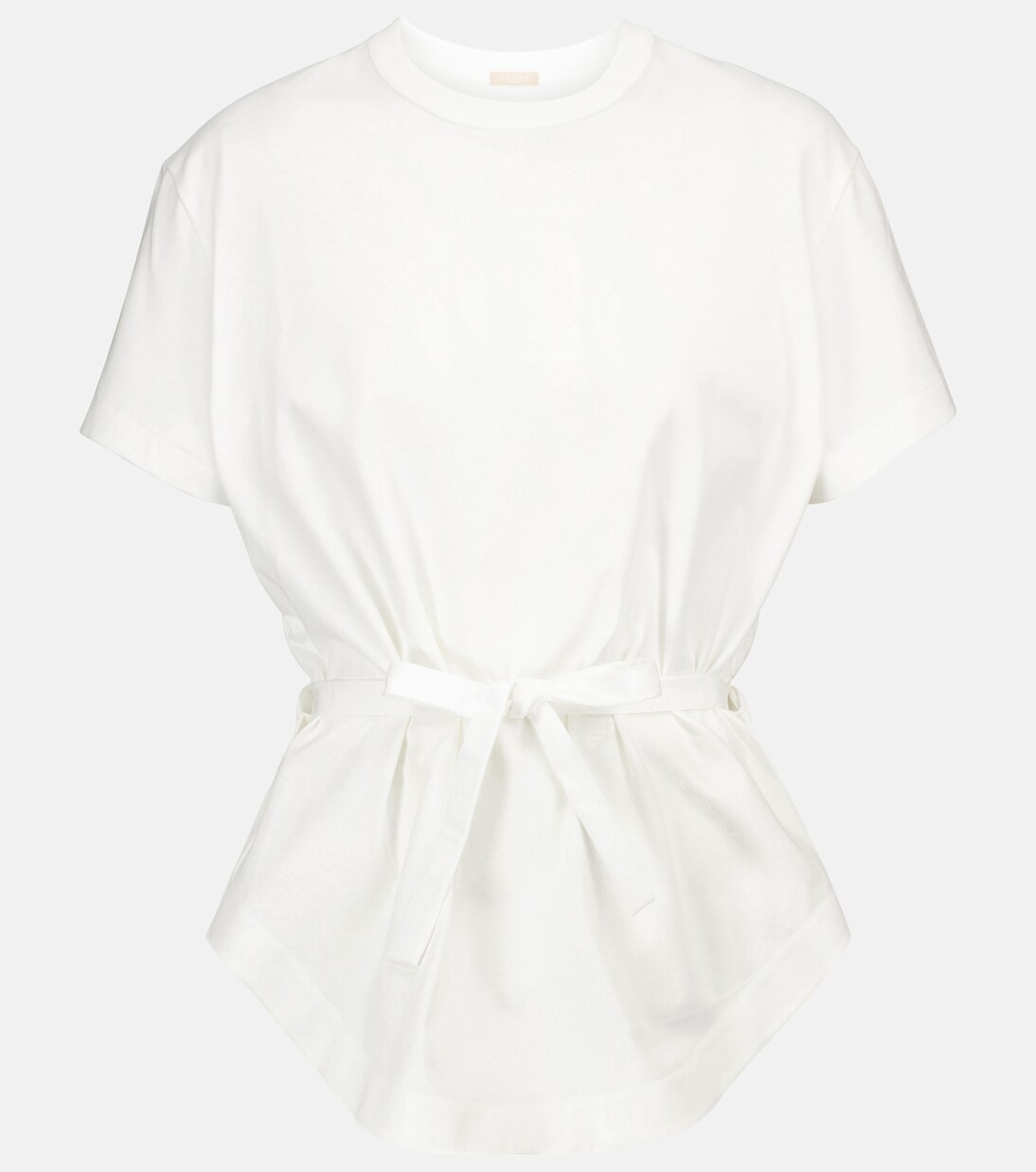 Peplum cotton T-shirt | Alaïa