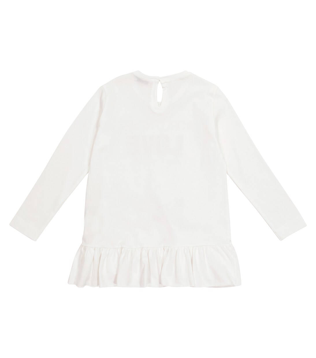 Printed cotton jersey top | Monnalisa