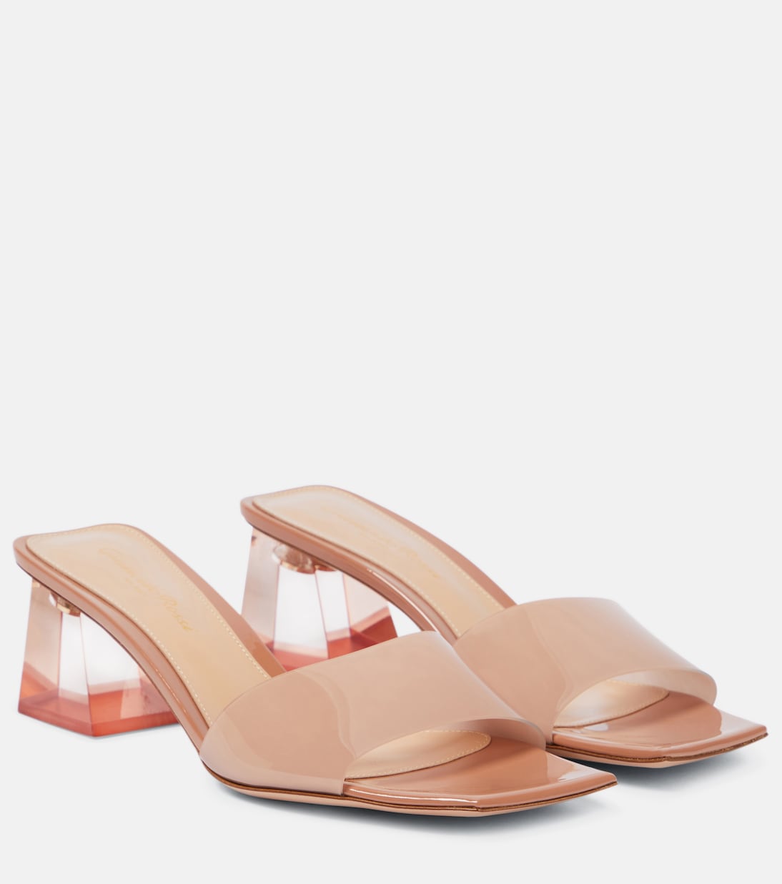 Pantoletten Cosmic 55 mit Lackleder | Gianvito Rossi