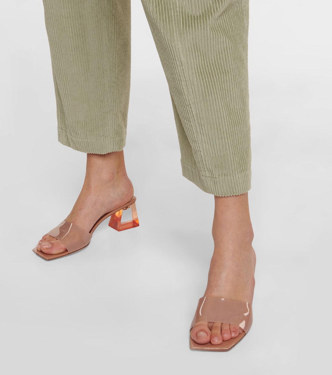 Pantoletten Cosmic 55 mit Lackleder | Gianvito Rossi