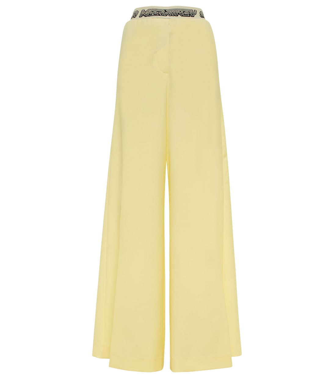 Pantalon ample à taille haute en laine | Stella McCartney