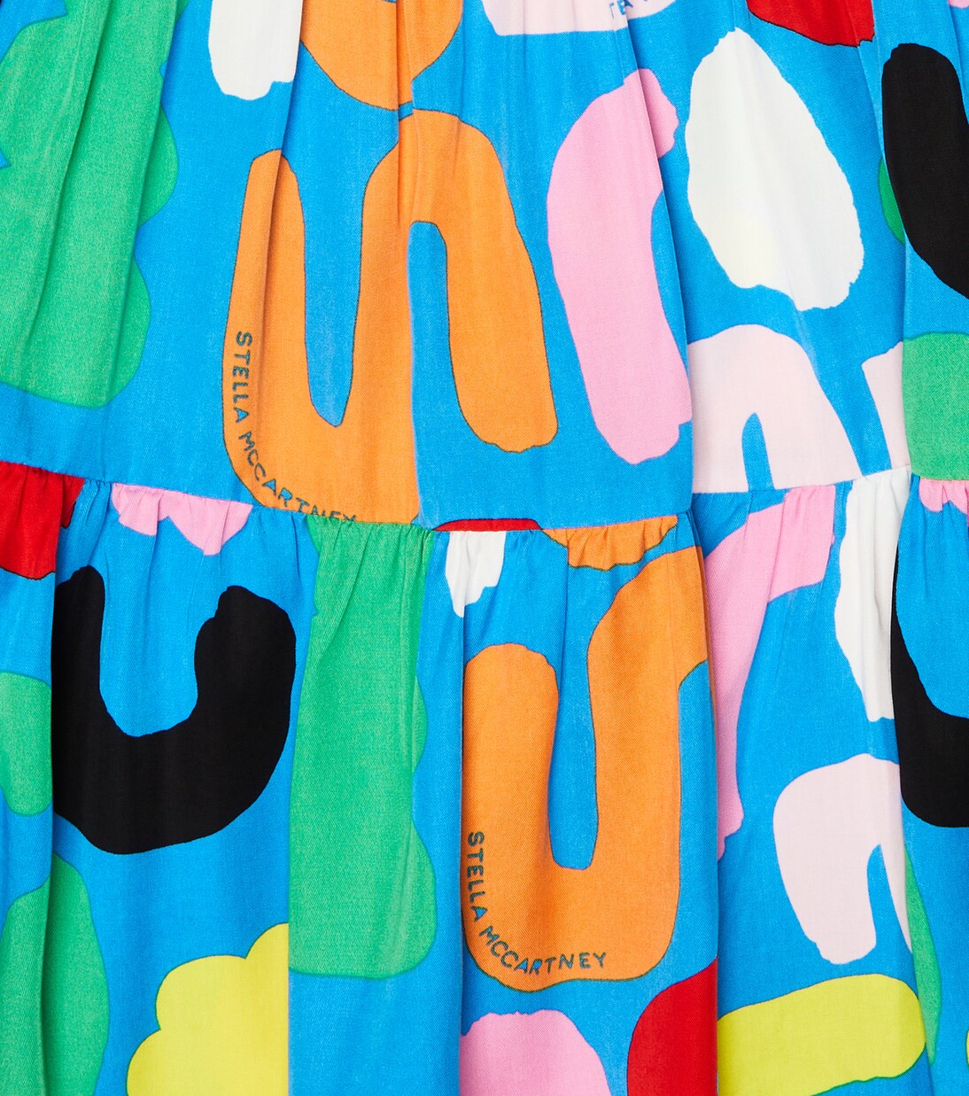 Printed tiered dress | Stella McCartney Kids