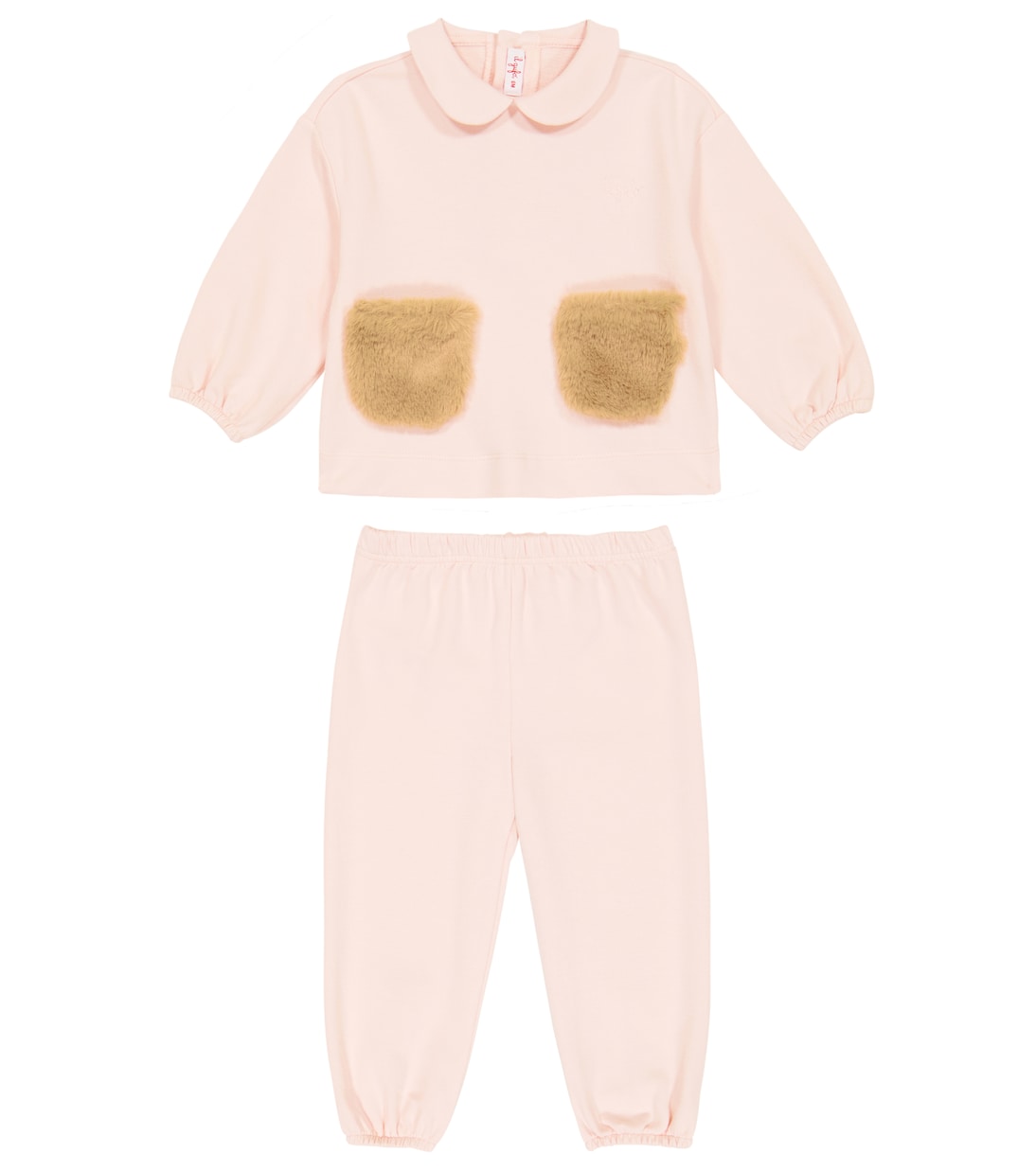 婴幼儿 — 棉质混纺运动衫与运动裤套装 | Il Gufo
