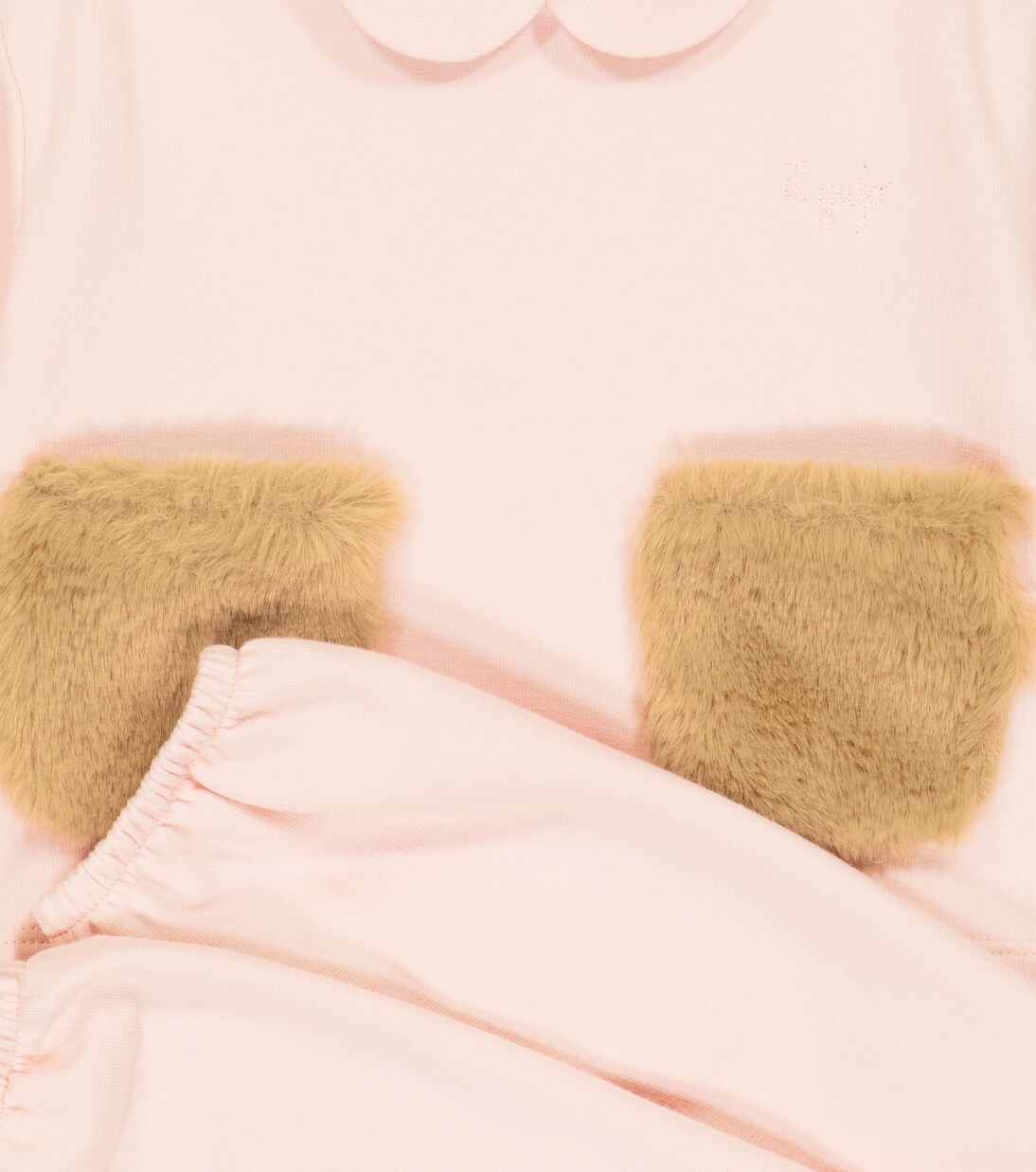 婴幼儿 — 棉质混纺运动衫与运动裤套装 | Il Gufo