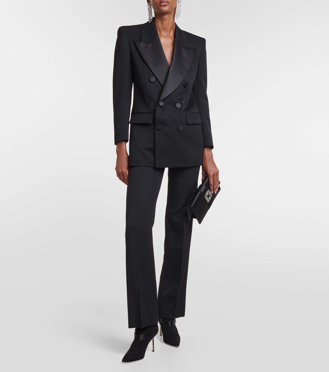 Plinianu embellished suede ankle boots | Manolo Blahnik