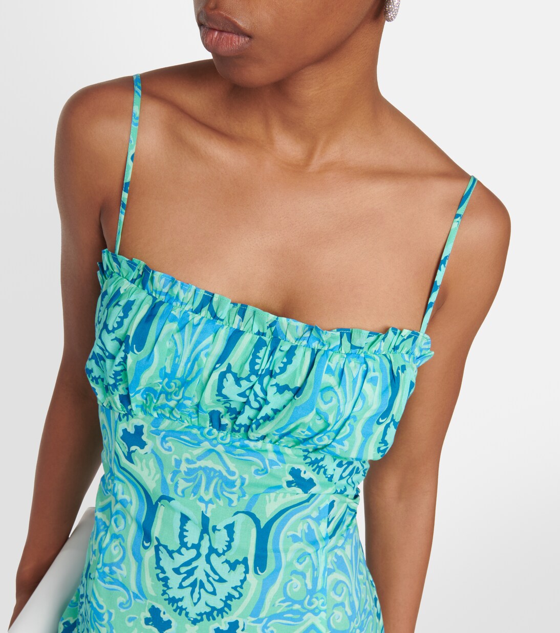 Robe midi Sorcha imprimée en coton | Rixo