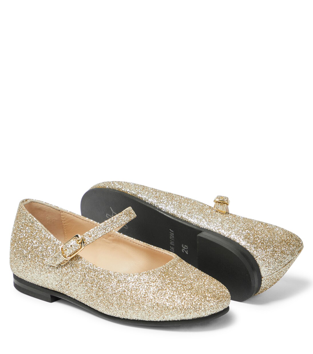 Glitter ballet flats | Il Gufo
