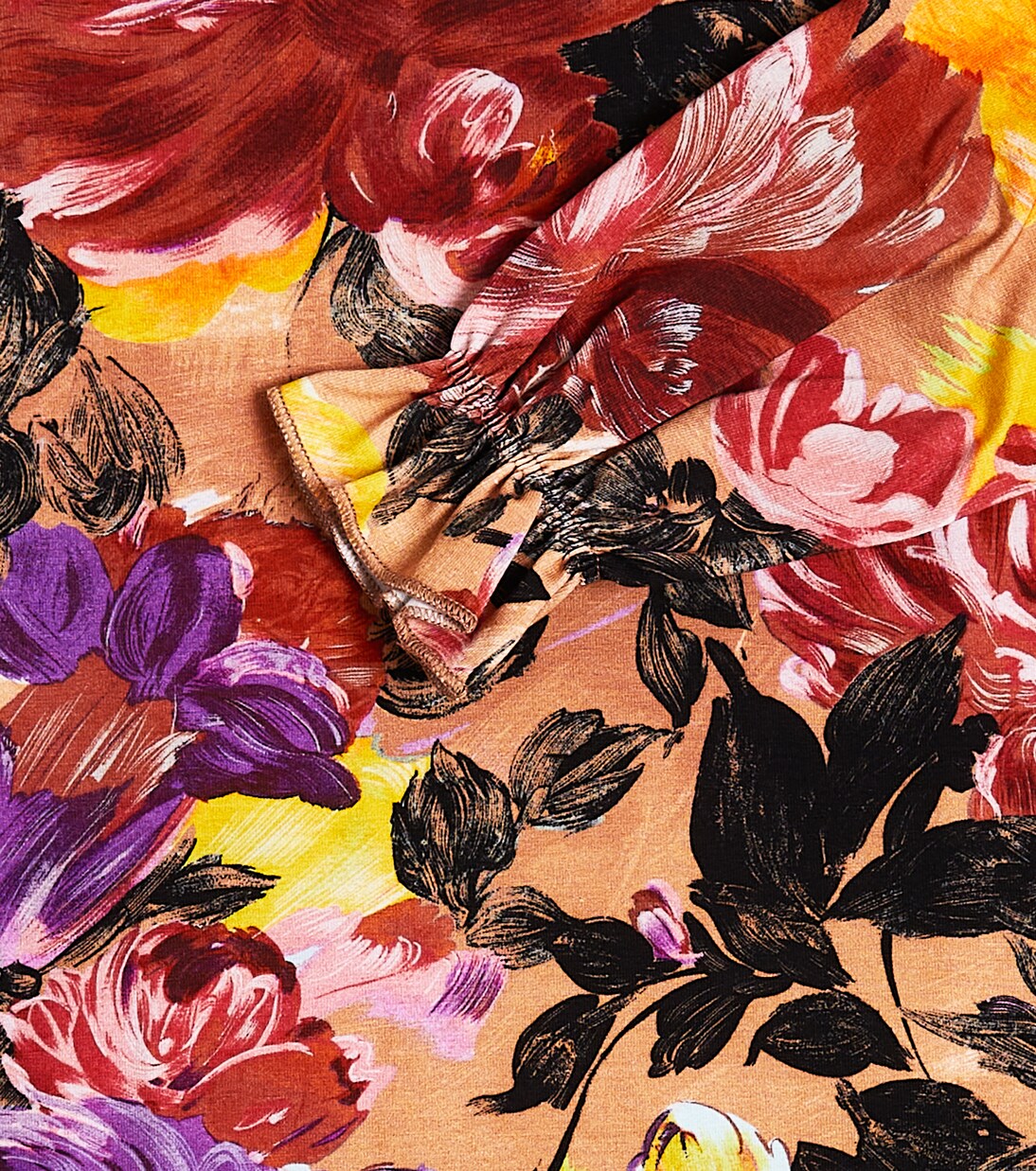 Raina floral cotton-blend jersey top | Molo