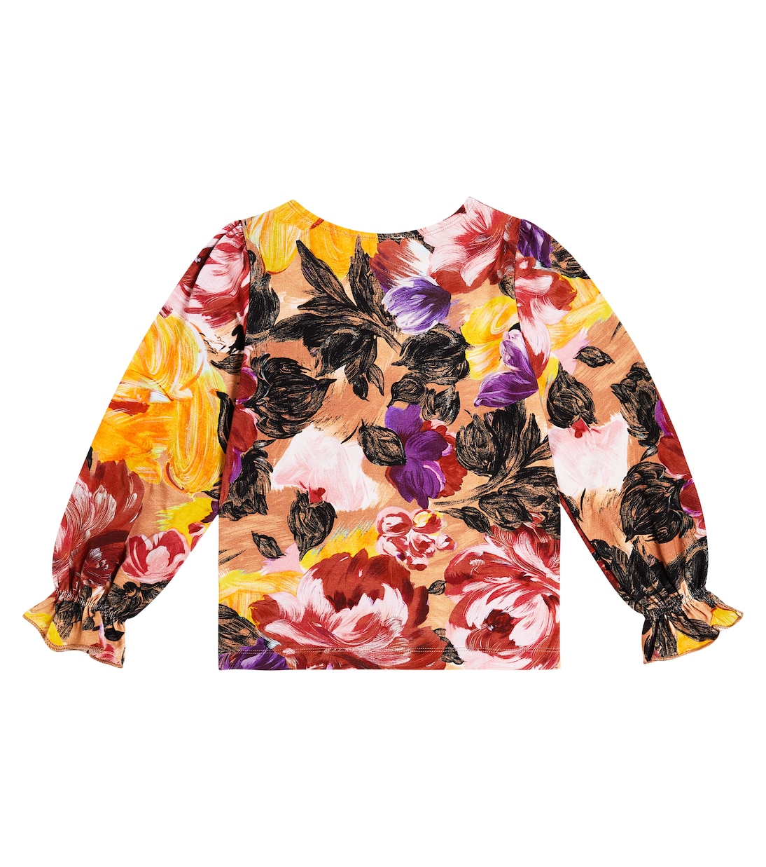 Raina floral cotton-blend jersey top | Molo