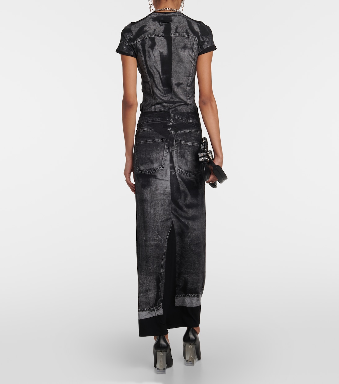 Gonna lunga in jersey | Jean Paul Gaultier