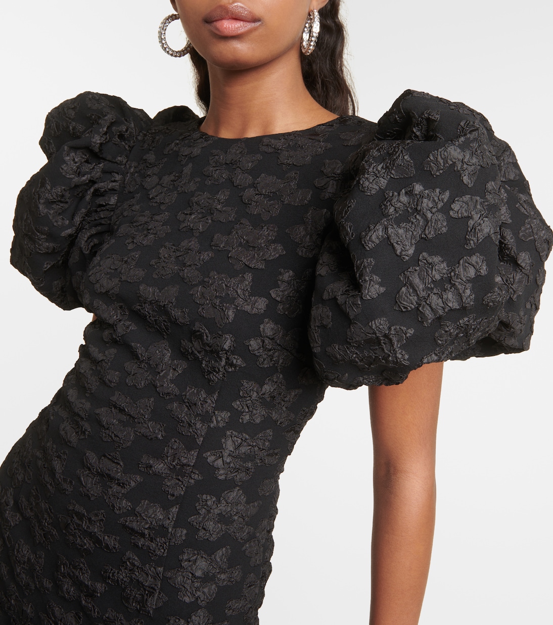 Robe midi en jacquard | Rotate