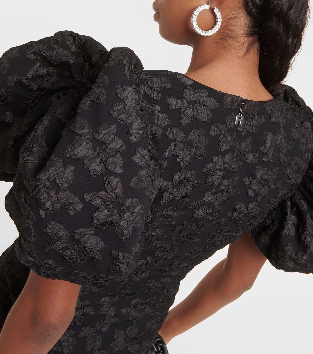 Robe midi en jacquard | Rotate