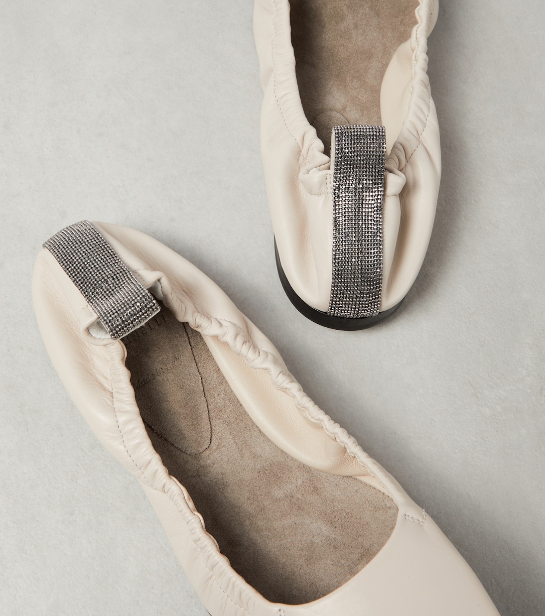 Leather ballet flats | Brunello Cucinelli