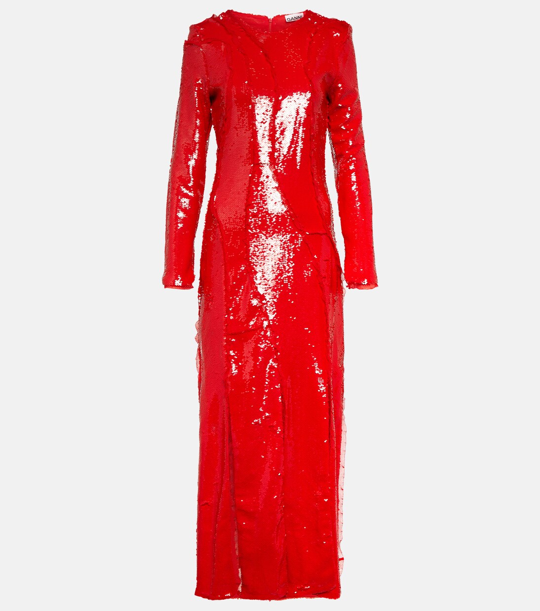 Maxikleid mit Pailletten | Ganni