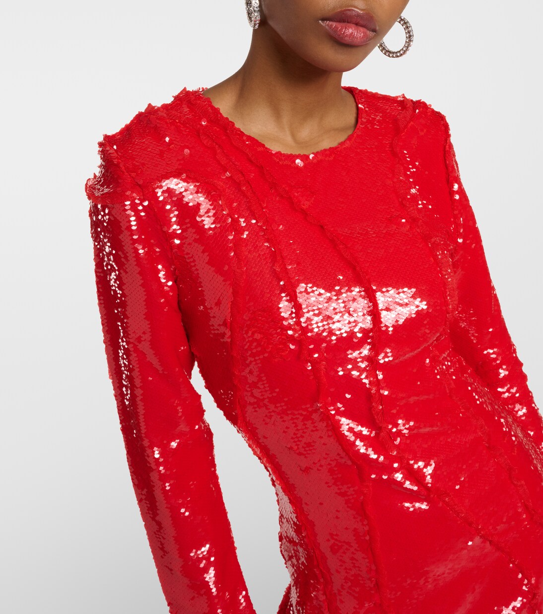 Maxikleid mit Pailletten | Ganni