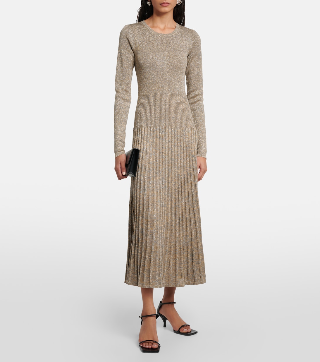 Robe midi en Lurex® | Joseph