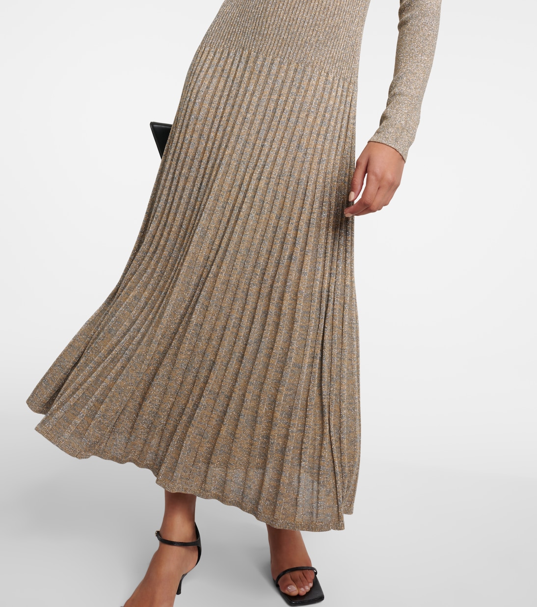 Robe midi en Lurex® | Joseph