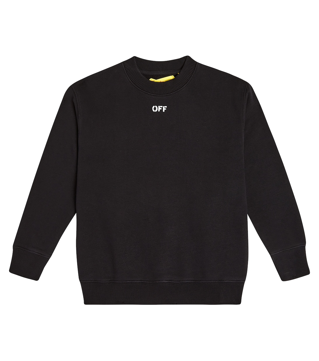Off Stamp cotton jersey sweatshirt | Off-White Kids